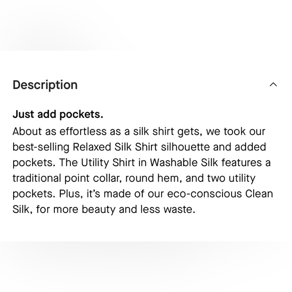 Everlane The Utility Shirt in Washable Silk ‘Burnt Sugar’  Brown Size 0 $150 - Picture 10 of 15